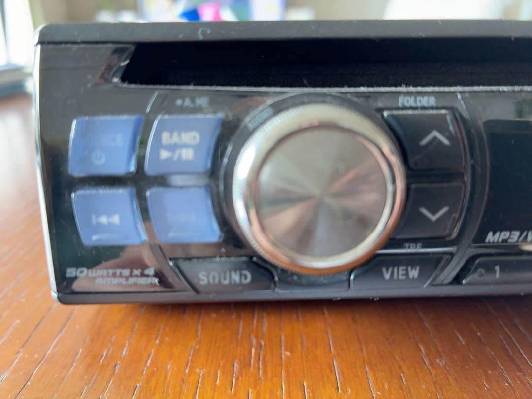 Alpine CDE100J Car CD Player MP3 WMA AAC AUX Input Used Japan