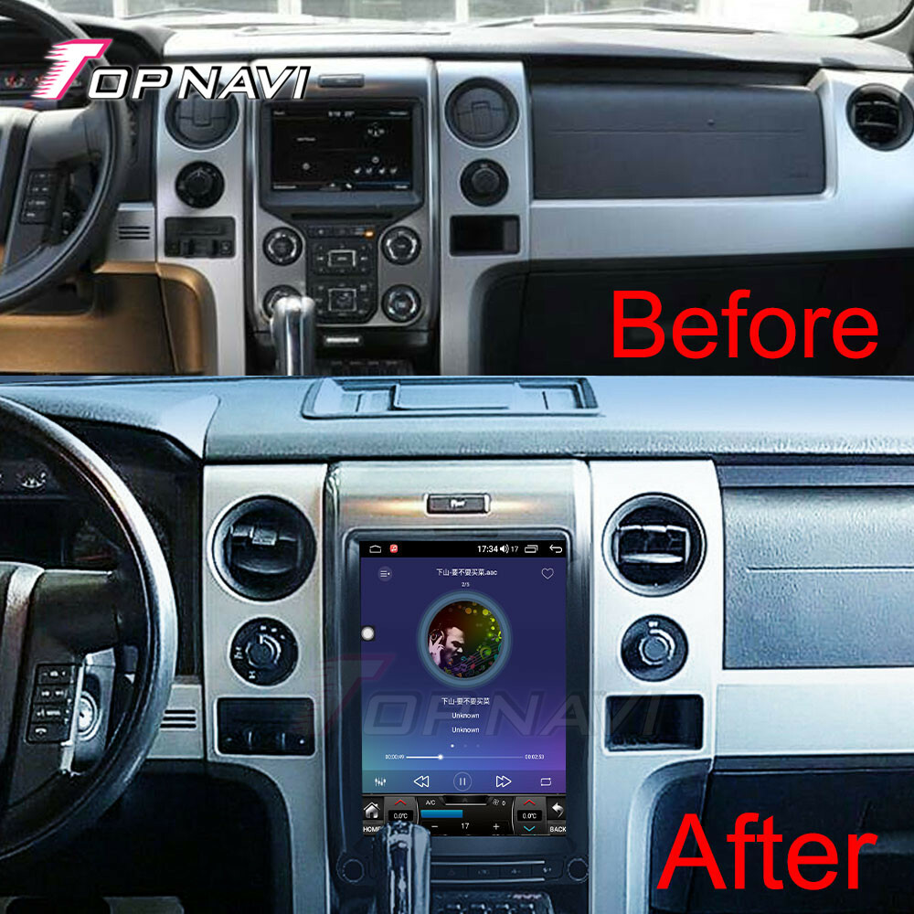12.1Inch Androind 9.0 Car GPS Navi for Ford F150 2013-2014 Stereo Radio 4G WIFI