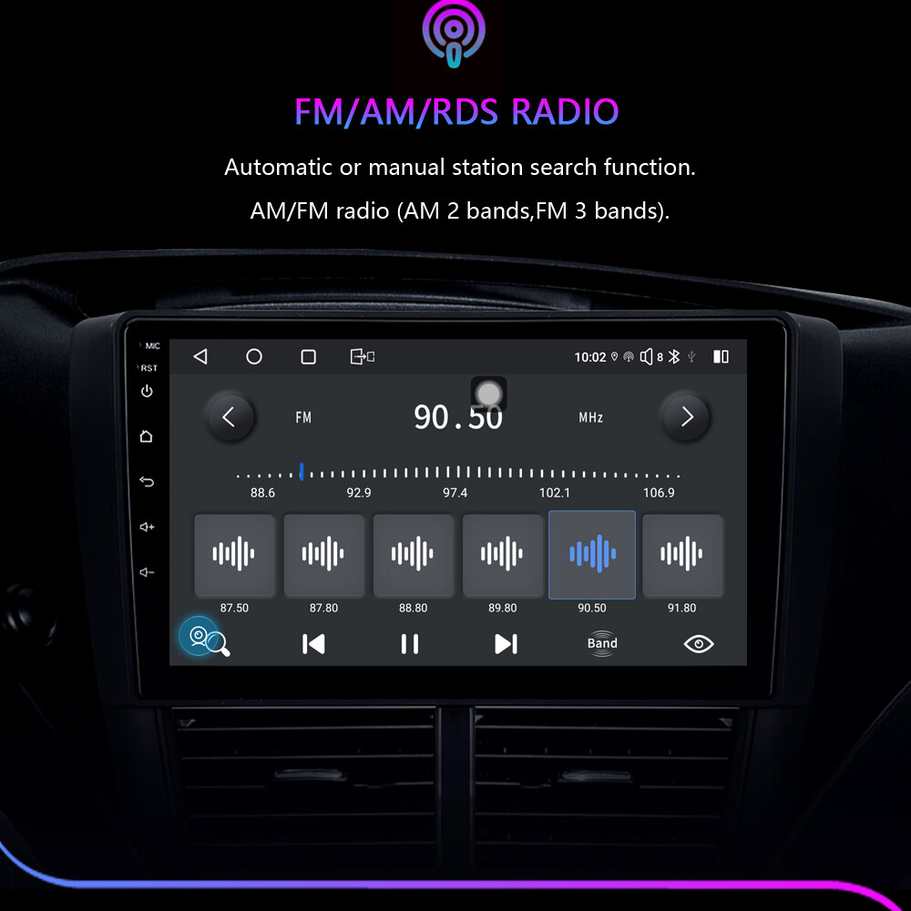 10.2″ Plug And Play for HONDA Civic 05-12 Android 10 Car Stereo Radio Qualcomm