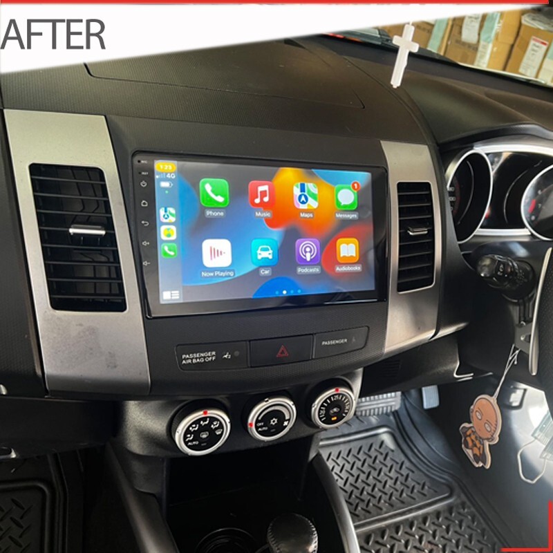 9″ Wireless CarPlay Android Auto Nakamichi BT For Mitsubishi Outlander 2007-12 O