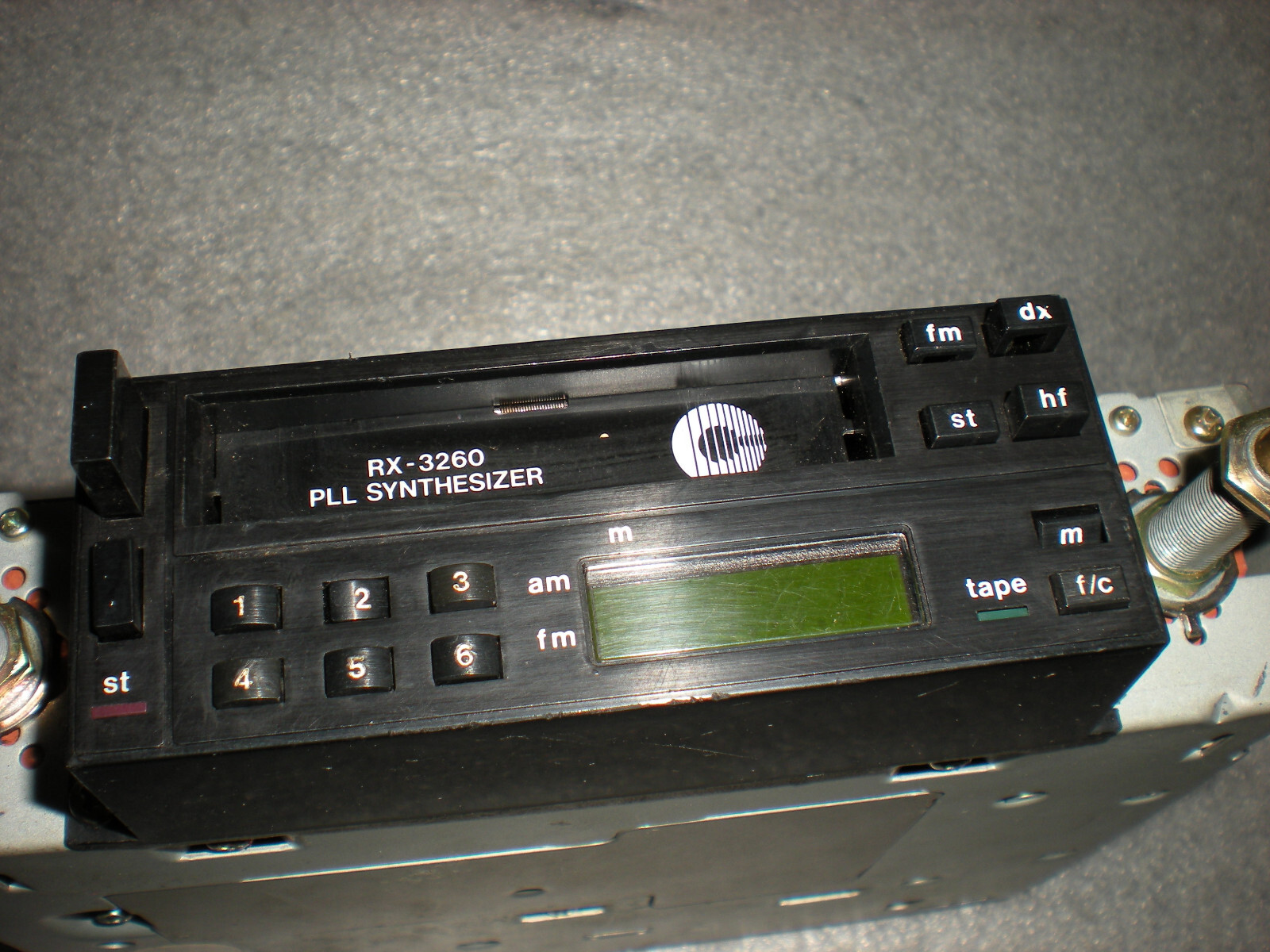 Vintage Coustic PLL Synthesizer RX-3260 Tape Cassette Receiver Player Shaft Styl