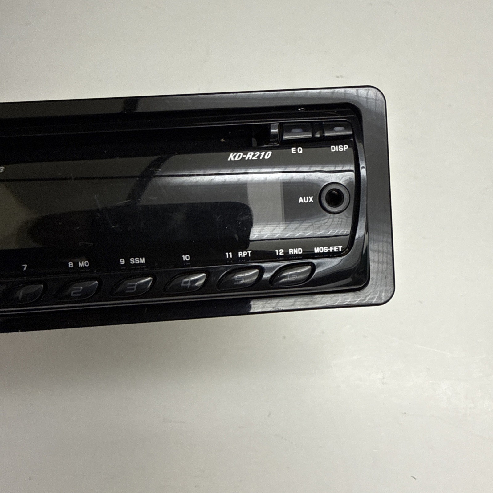 JVC KD-R210 Detachable Face Car Radio MP3 CD Receiver Player Aux Tested Working
