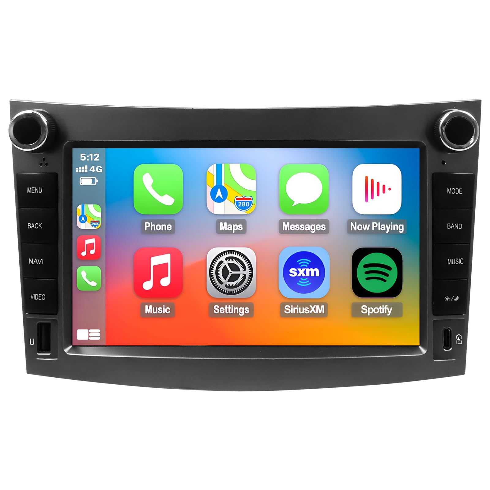 9″ QLED Wireless Carplay Android Auto Stereo for 2010-2014 Subaru Legacy Outback