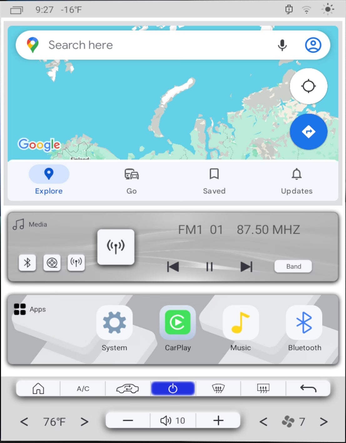 Linkswell Lite II – Ford Mustang Lite II (LT-FDMU12-1RR-6C) CarPlay