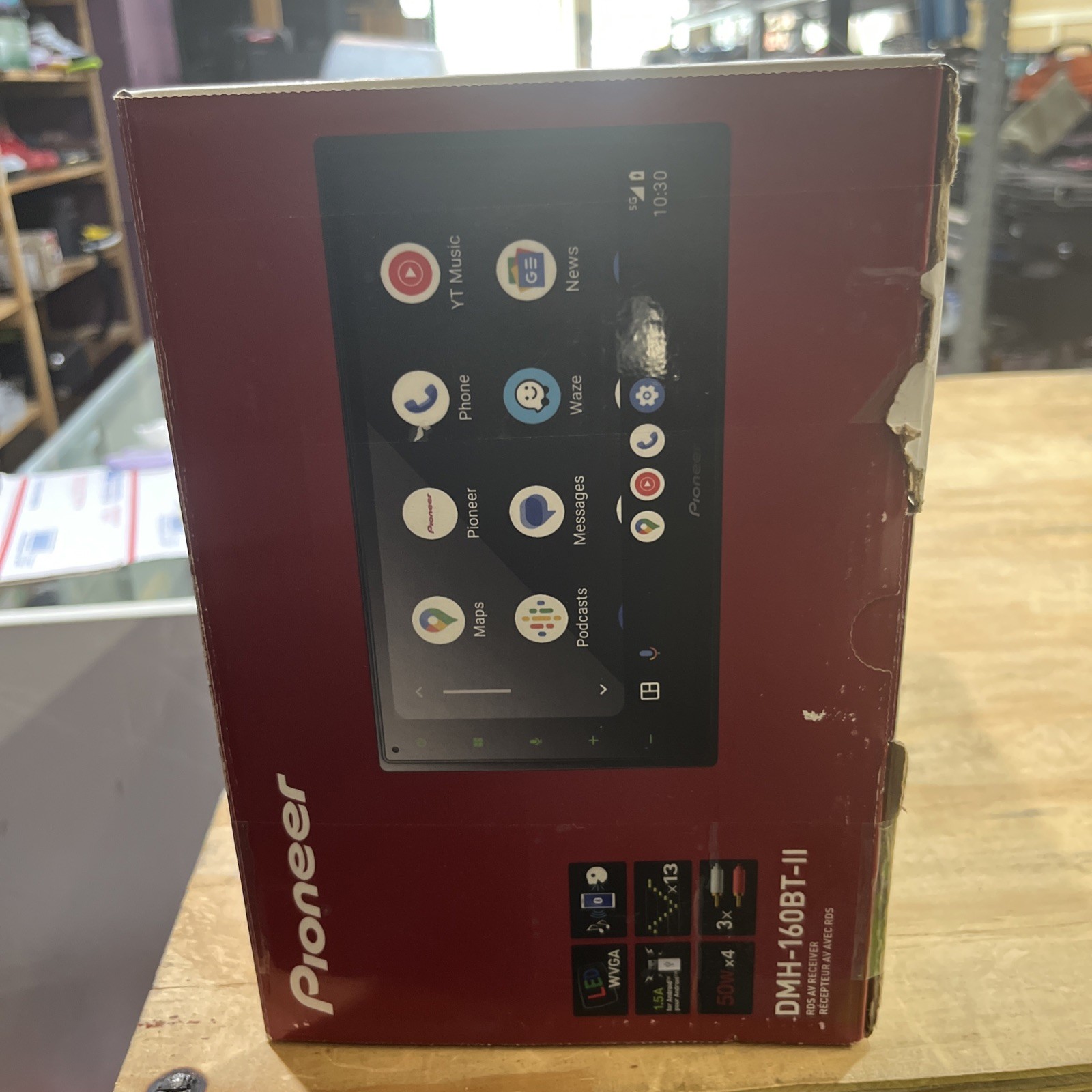 PIONEER DMH-160BT-II RDS Digital Media AV Receiver 9″ Black (BRAND NEW)