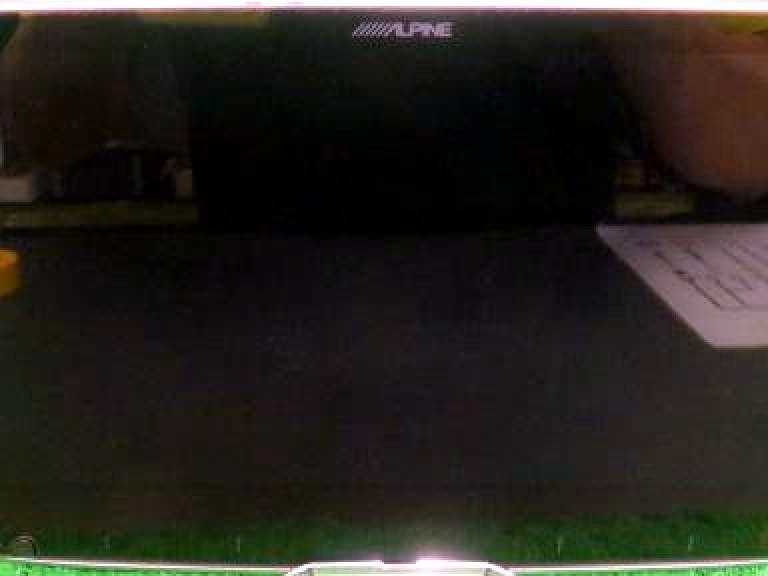 ALPINE DAF9Z Car Stereo Receiver Tested Working Bluetooth Apple CarPlay w/ Mic