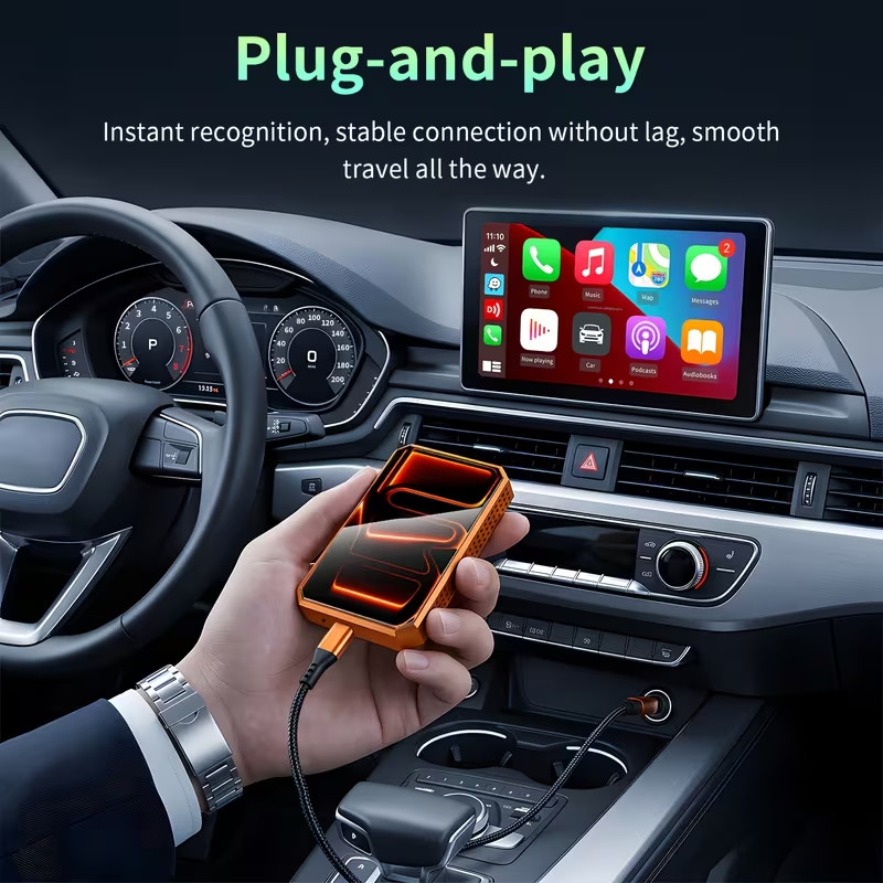 3 In 1 Android12 Wireless CarPlay AI Box Adapter/Android Auto-Multimedia Adapter