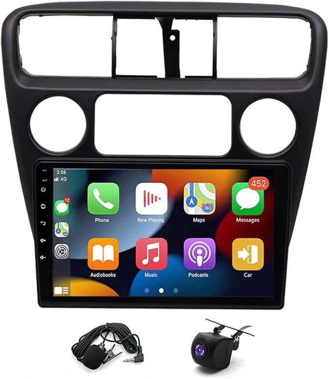 9″ Android 13 Double Din Car Stereo w/Carplay Android Auto for Honda Accord 6th