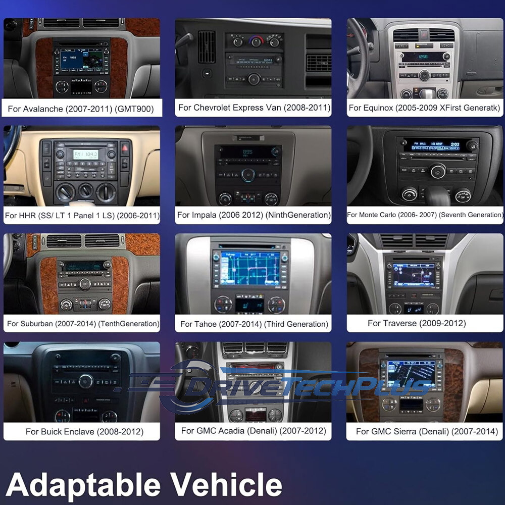 Android 13 Radio estéreo para coche de 7″ Para GMC Yukon Chevy Silverado Sierra