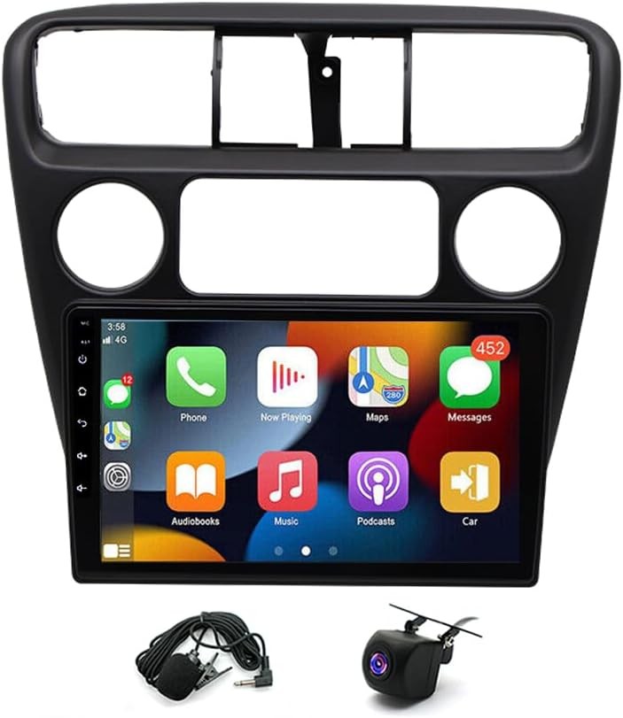 9″ Android 13 Double Din Car Stereo w/Carplay Android Auto for Honda Accord 6th
