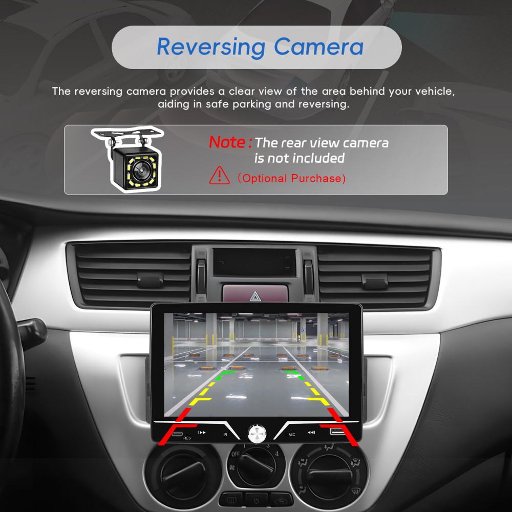 7″ Single 1Din Apple CarPlay Car Stereo Radio Touchscreen Bluetooth FM TYPE-C