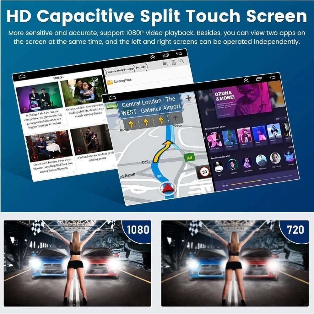 Android 15 Apple Carplay Car Stereo Radio For Toyota Prius C 2012-2014 GPS Navi
