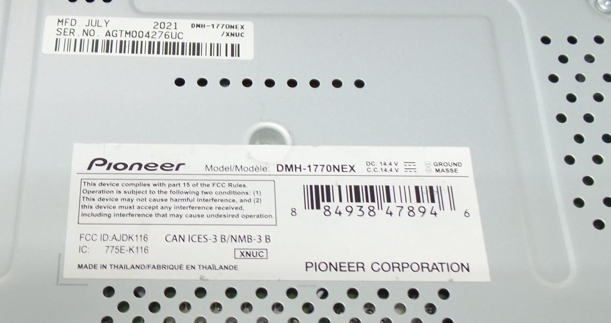 Pioneer DMH-1770NEX 6.8″ 2-Din Digital Media Receiver – Free shipping