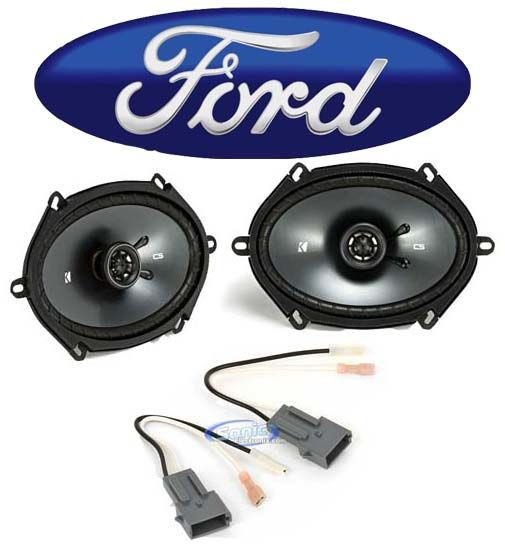 Ford Ranger 1994-1997 Kicker CSC68 Front+Rear 6×8″ Speaker Replacement Kit