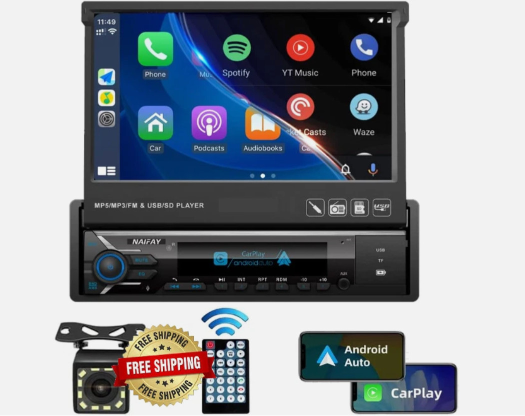 Estereo De Pantalla Para Coche Carro Auto Multimedia Bluetooth Car Stereo LCD