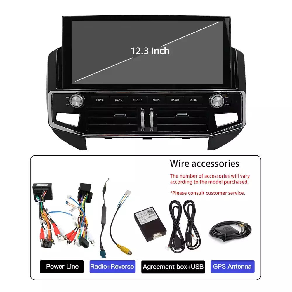 12.3″ HD Car Radio GPS Navi Android 4+32GB For 07-20 Mitsubishi Pajero V93 V97