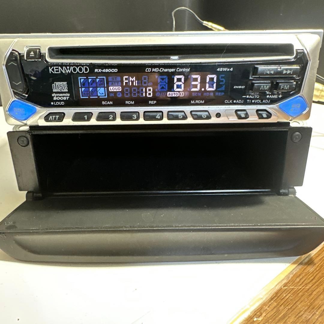 KENWOOD RX-490CD 1DIN CD Receiver Used in Japan 45W x4 RCA Output