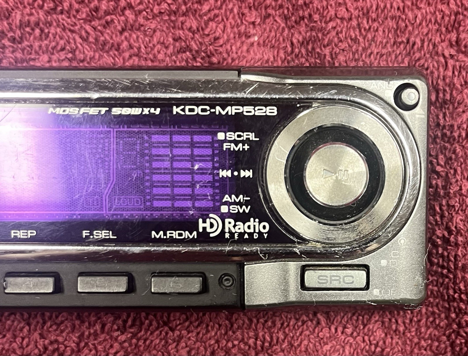 Kenwood KDC-MP528 Radio CD Reciever Face Only
