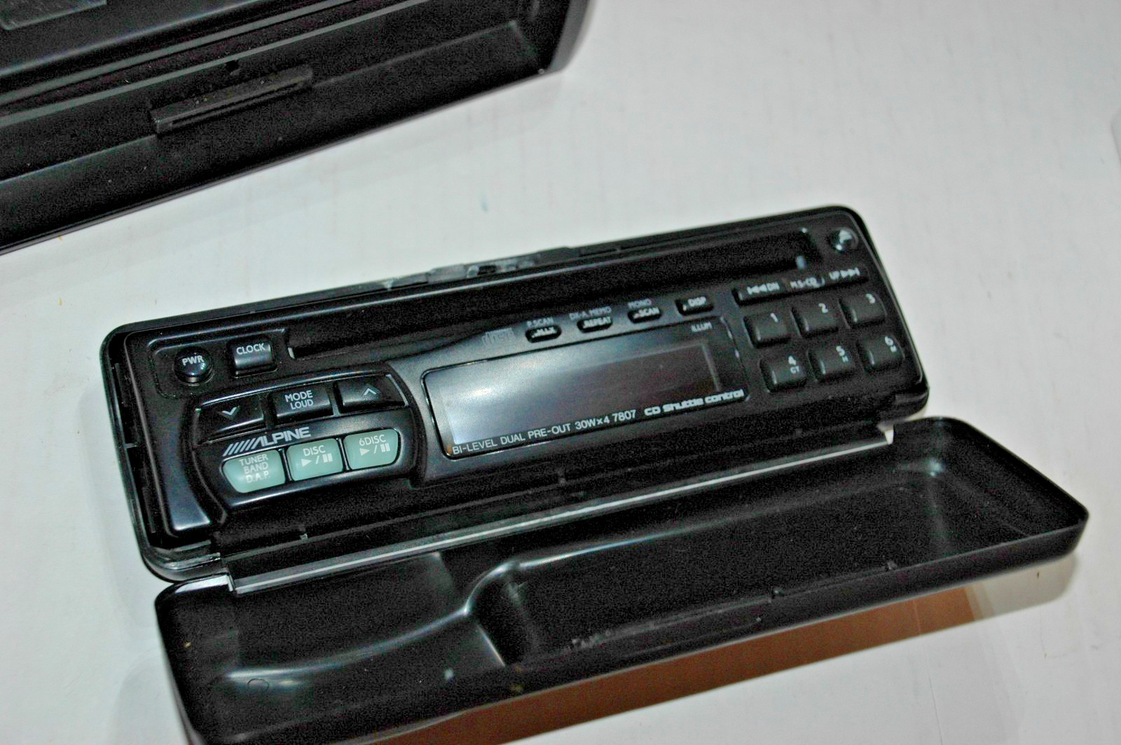 Alpine 7807 Mobile Am/FM CD Player In Box Used Vintage AS-IS READ