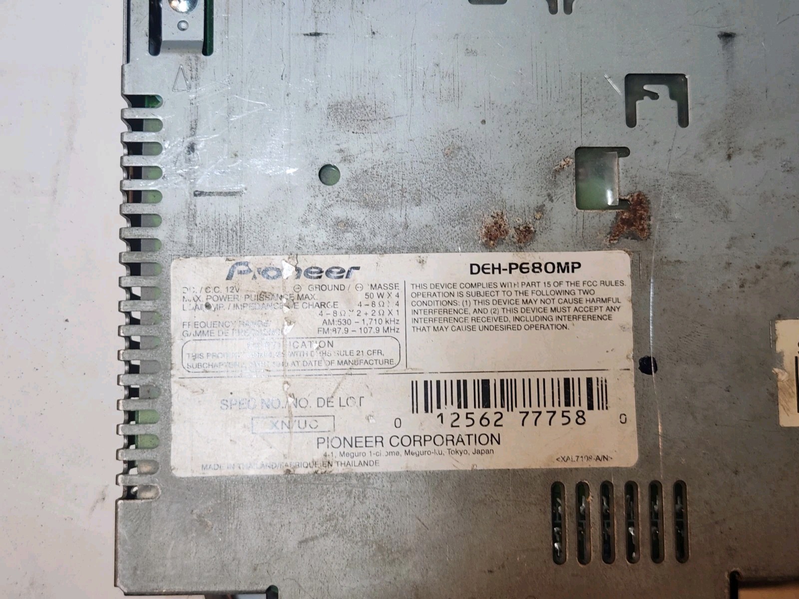 Extremely Rare🐬 Pioneer Premier DEH-P680MP CD Player & Remote