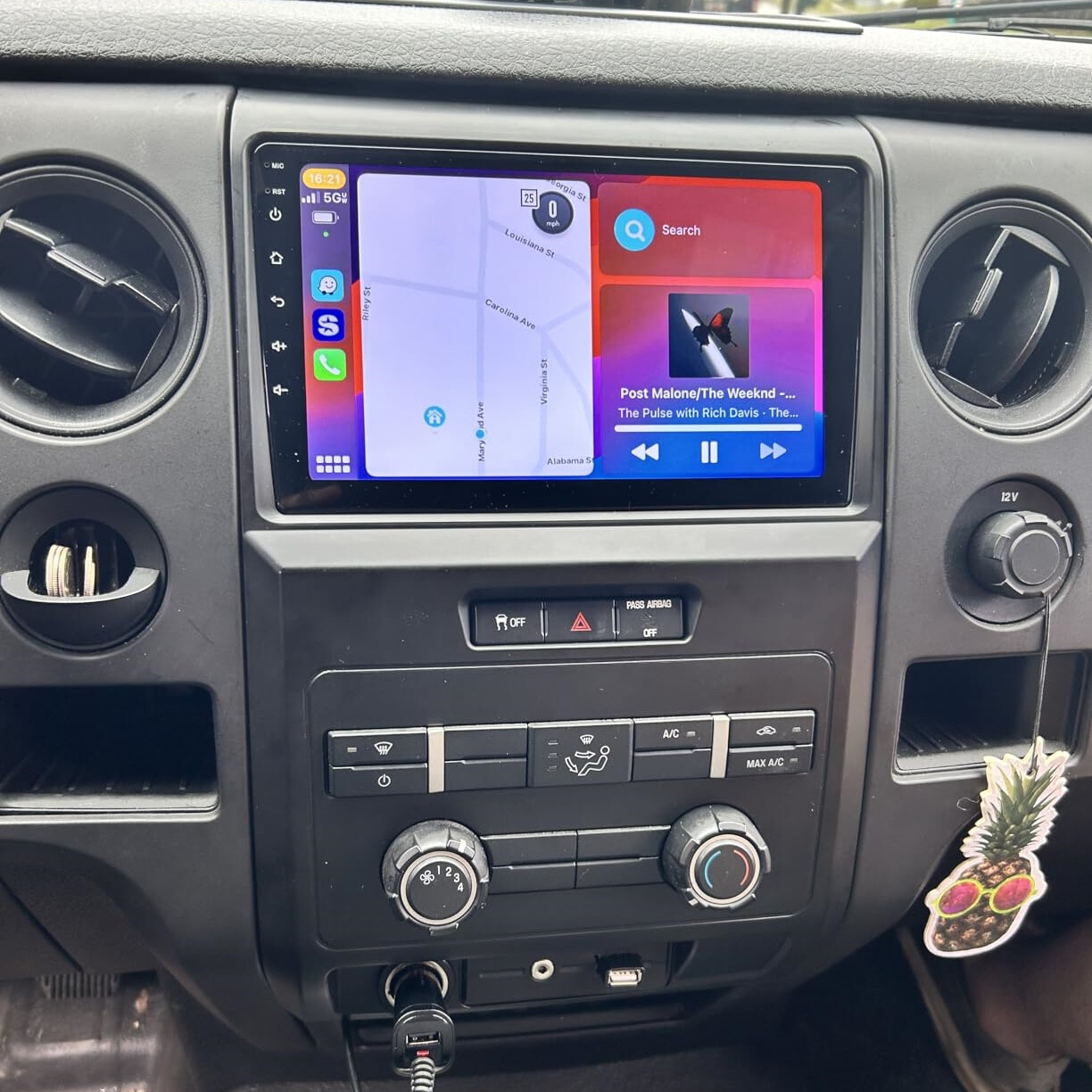 For Ford F150 2009-14 Apple Carplay 9″ Car Stereo Radio GPS Navi w/ Camera