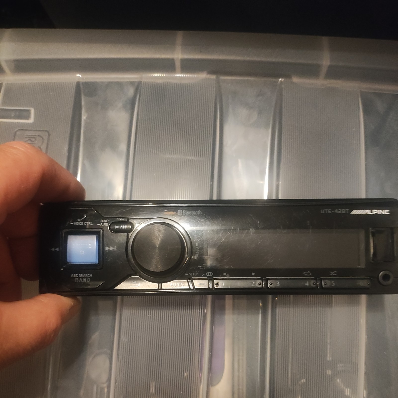 Alpine UTE-42BT faceplate only