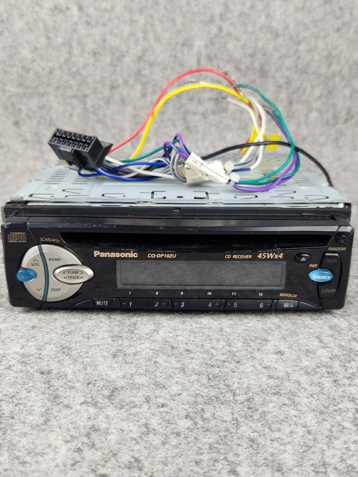 Panasonic CQ-DP102U Car Audio Cd Player/ Receiver In Dash Unit