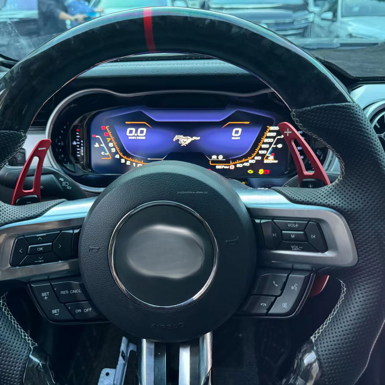 LCD Digital Cluster Speedometer Instrument for Ford Mustang 2015-2023