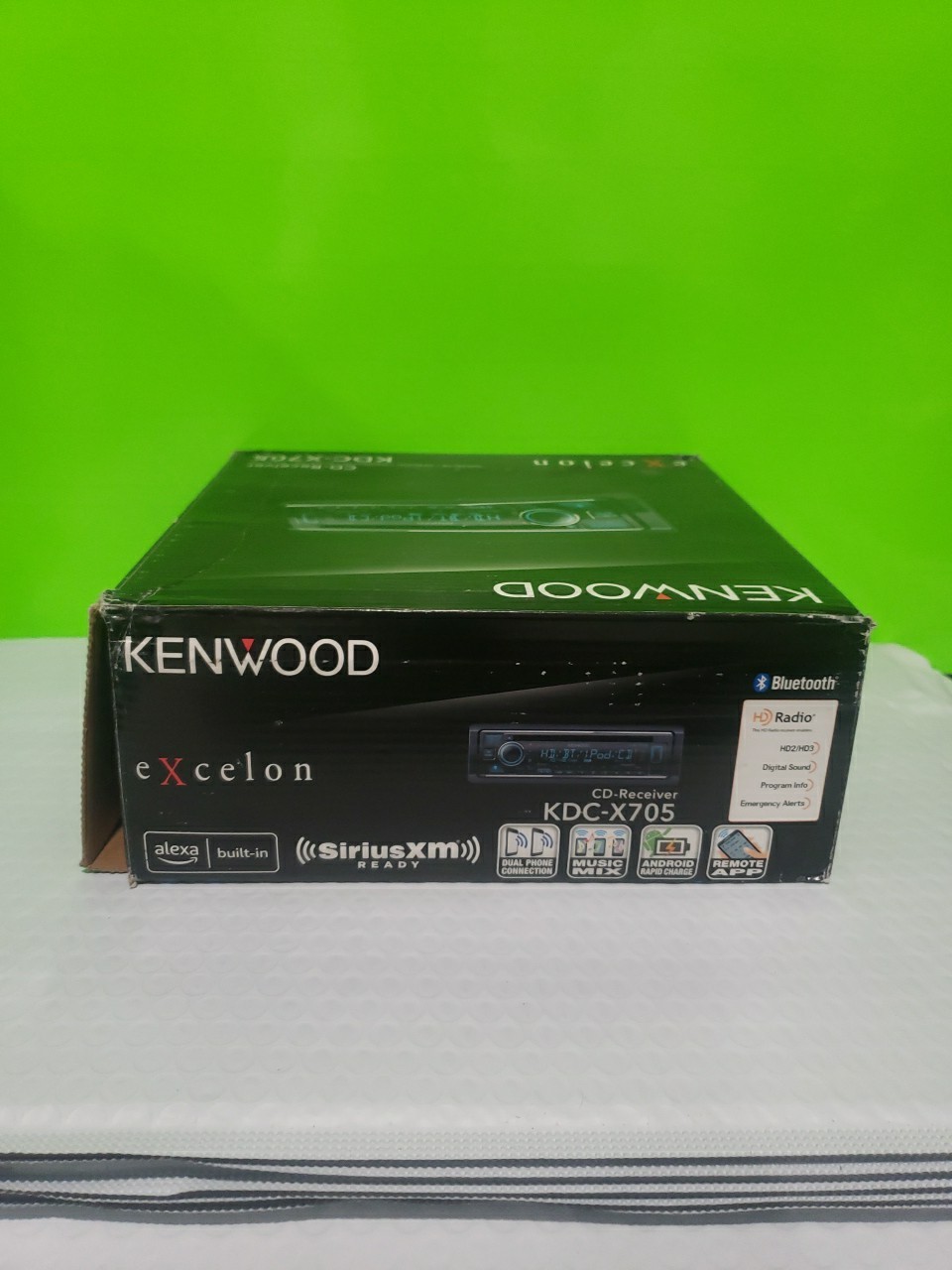 NEW Kenwood KDC-X705 1-DIN Car Audio Stereo Receiver, CD/AM/FM w/ Bluetooth Open
