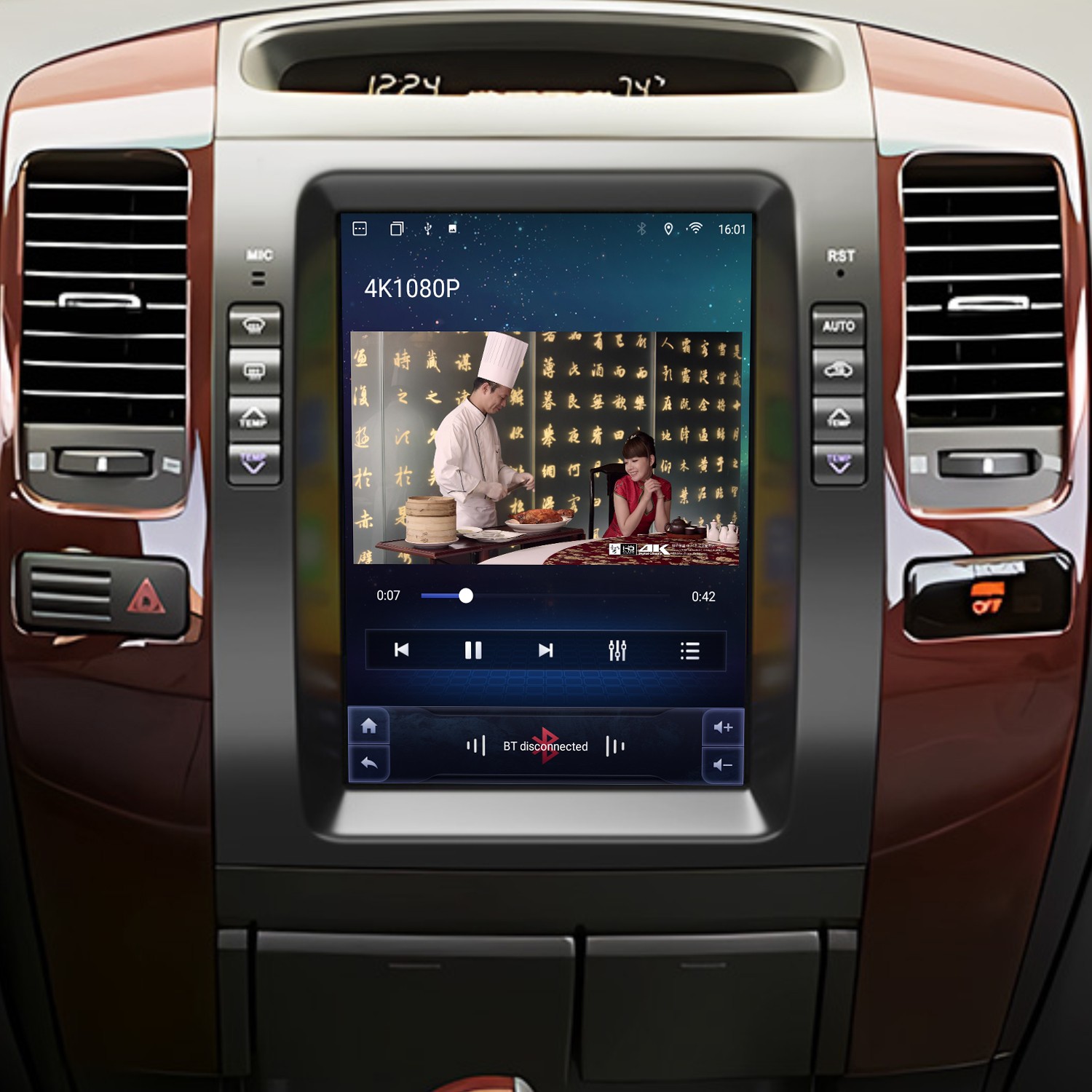 10.4″ For 2002-2009 Toyota Prado Lexus GX470 4+64GB CarPlay Car Stereo Radio GPS
