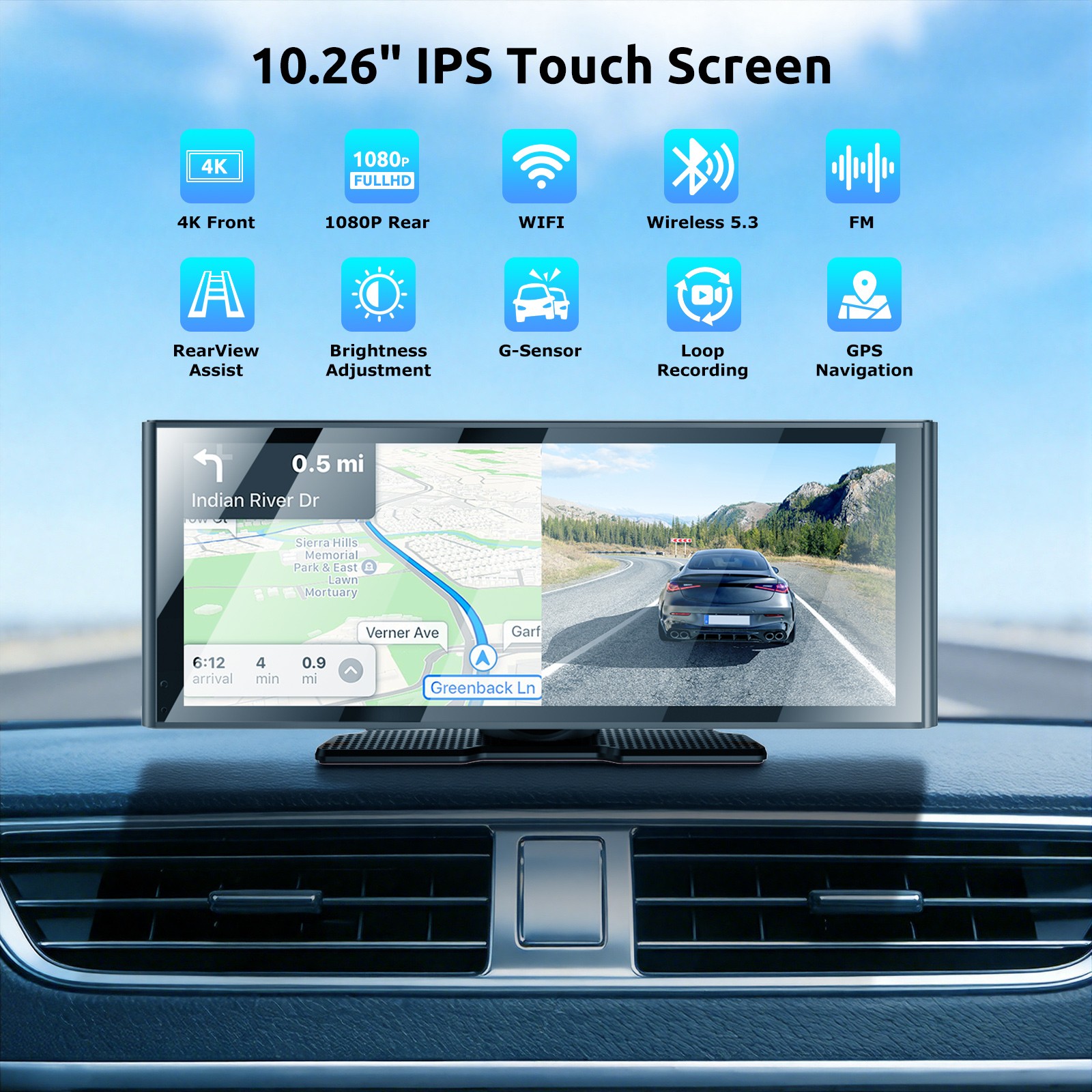 Car Radio Aux Input Stereo Audio In-Dash FM Receiver USB MP3 Player Bluetooth SD