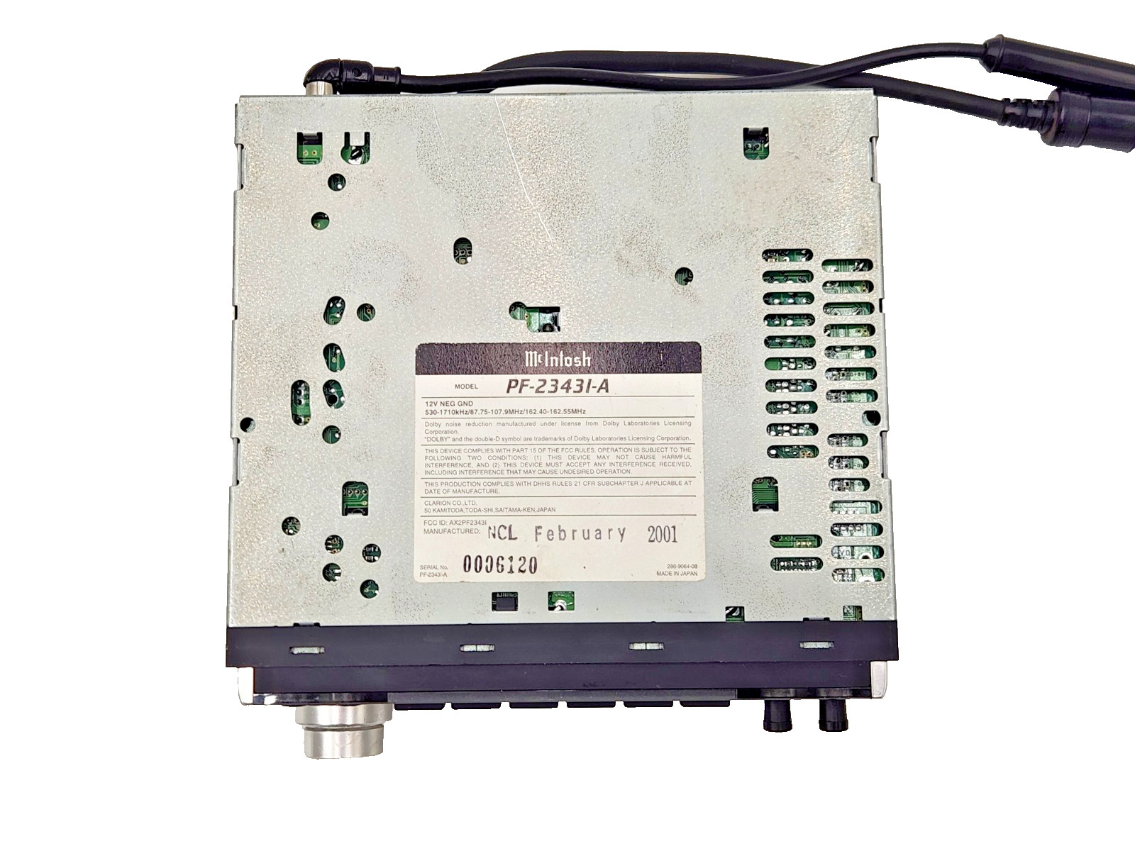 McIntosh Subaru Head Unit PF-23431-A