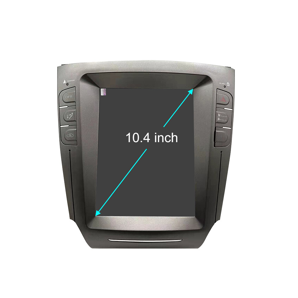 10.4″Car Stereo Radio for Lexus IS250 2006-2012 FM BT Wireless Carplay DSP SWC