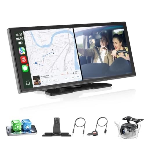 OTTOCAST 11.4″ Wireless CarPlay Android Auto Screen Backup Camera