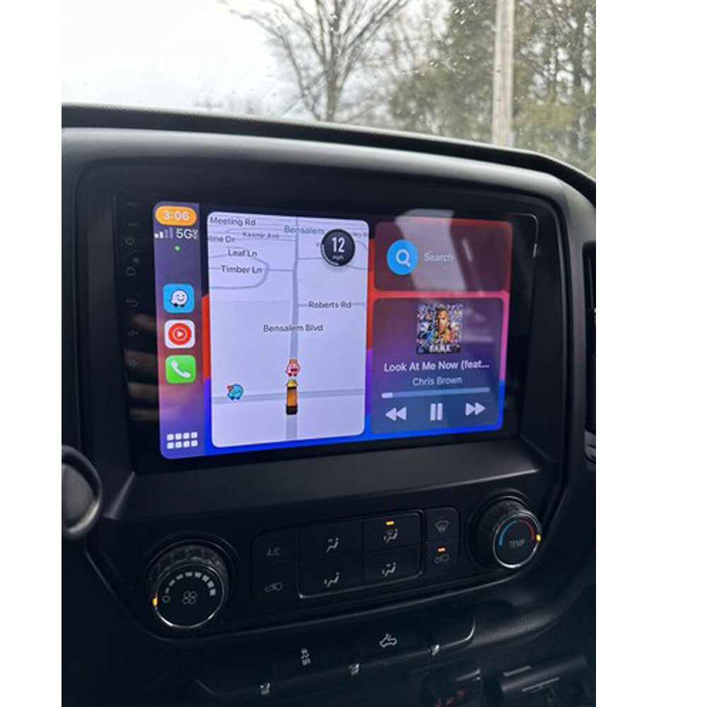 Android Car Stereo Radio CarPlay For Chevrolet Silverado GMC Sierra 2014-2018