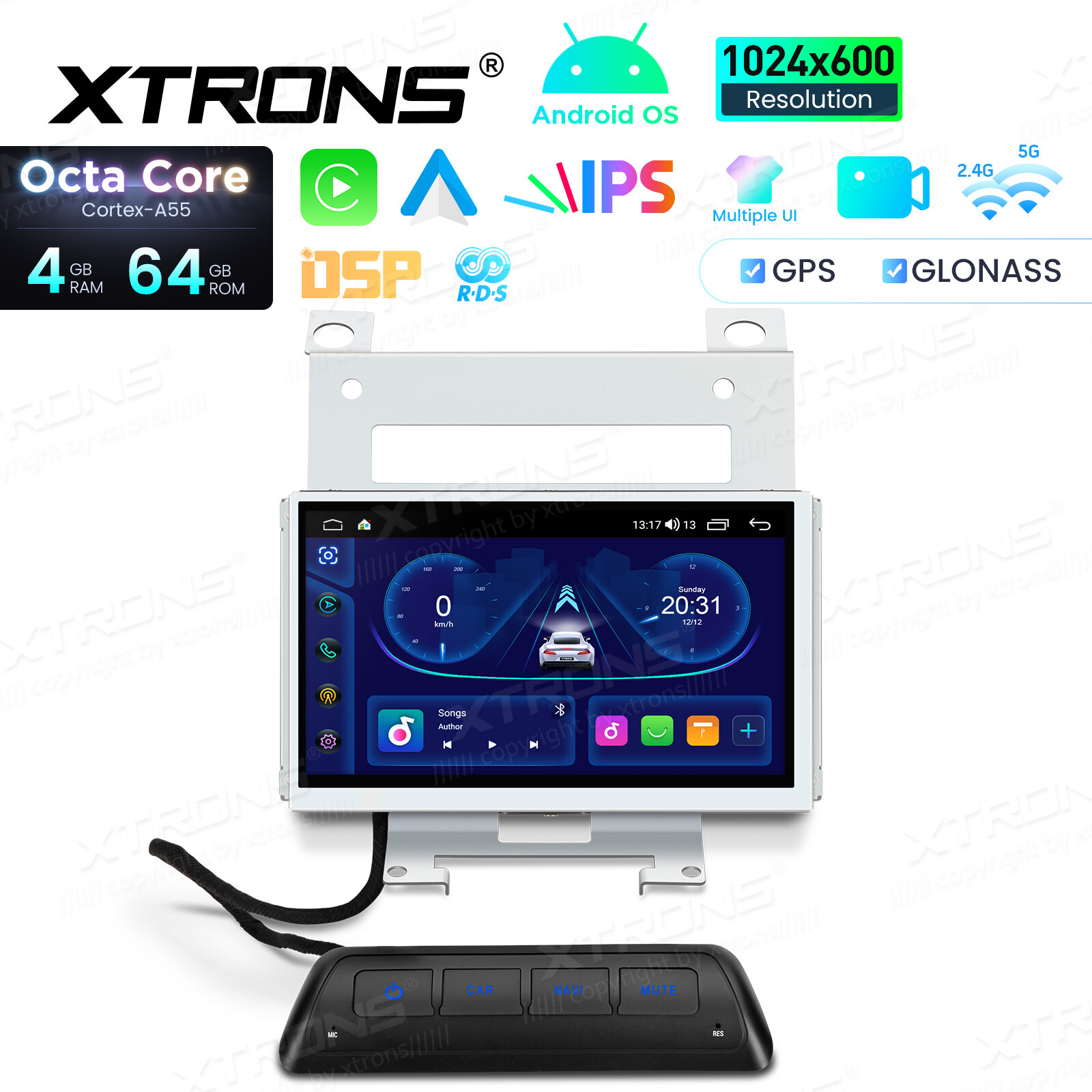 For Land Rover Freelander 2 2007-2012 Android 14 Car Stereo GPS CarPlay 4G 4+64G
