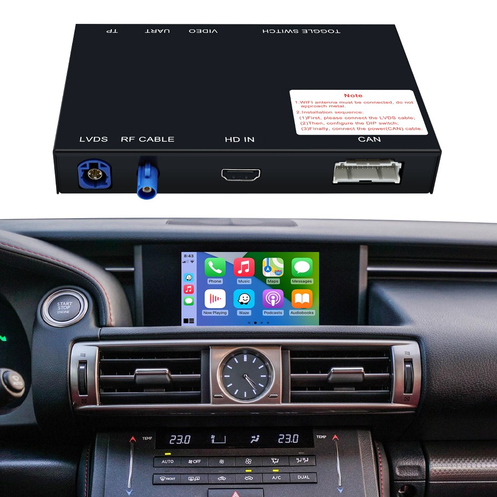 Wireless Carplay Android Auto Module For Lexus IS 2014-2020 Mirror Link AirPlay
