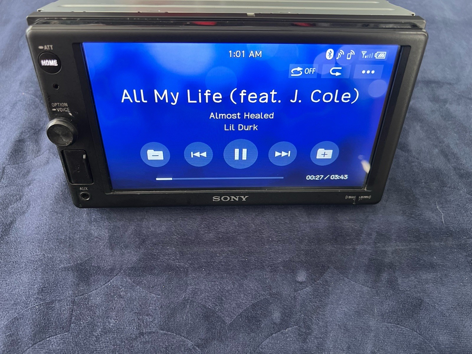 ⭐️Pre-Owned, TESTED⭐️Sony Apple CarPlay|BT|USB| AUX| AM/FM -(XAV-AX1000)