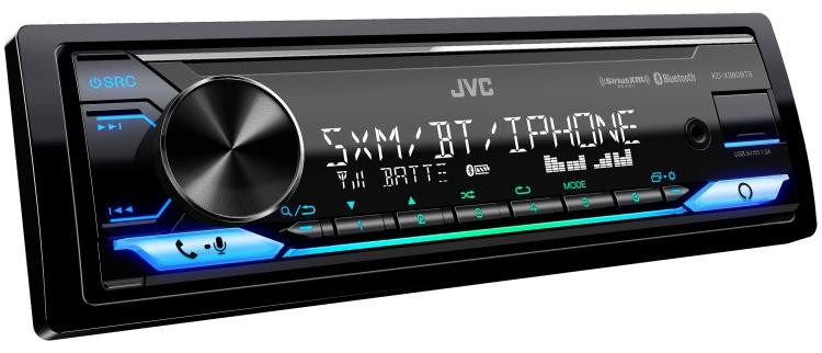 JVC KD-X380BTS Digital Media Receiver Single-DIN Built-in Amazon Alexa Bluetooth