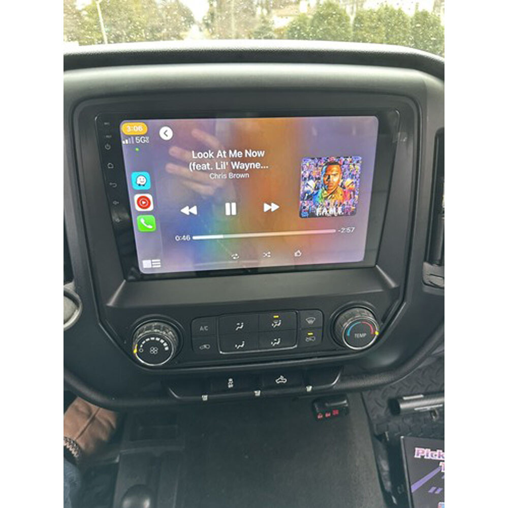 Android Car Stereo Radio CarPlay For Chevrolet Silverado GMC Sierra 2014-2018