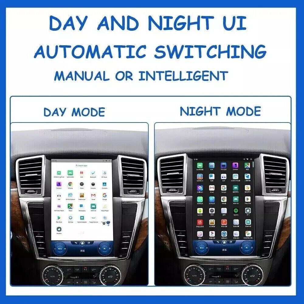 12.1″ For Benz ML GL W166 X166 Android Car Stereo Radio Carplay GPS Navigation