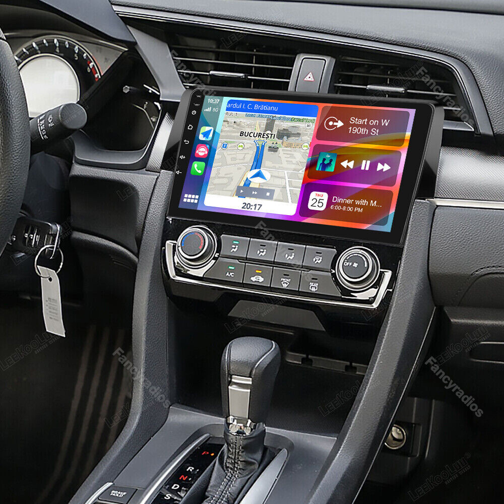 Android 12.0 For Honda Civic 2016-2020 2+32GB GPS Navi WIFI Car Stereo Radio BT