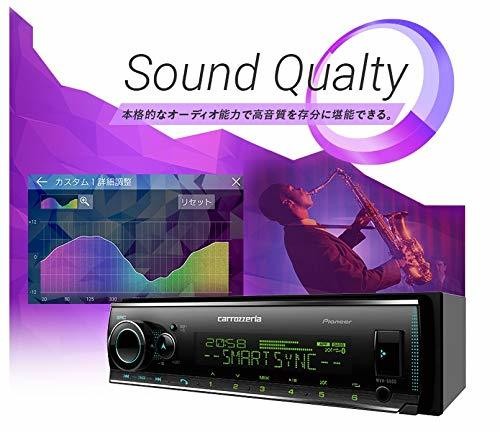 Pioneer Carrozzeria MVH-6600 1DIN Bluetooth USB Car Audio DSP NEW