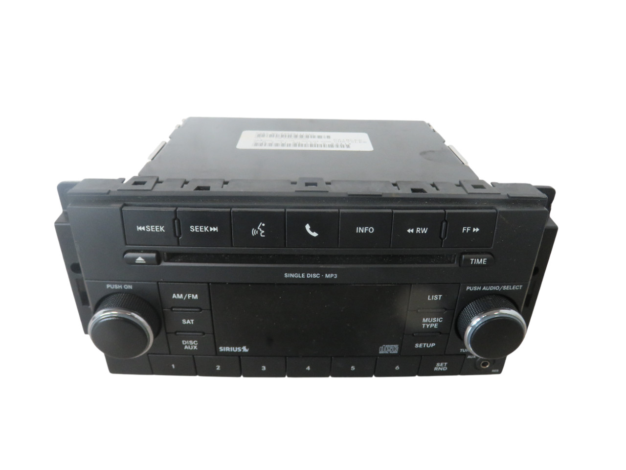 2007 – 2012 CHRYSLER DODGE JEEP Radio CD MP3 Player P05091115AC