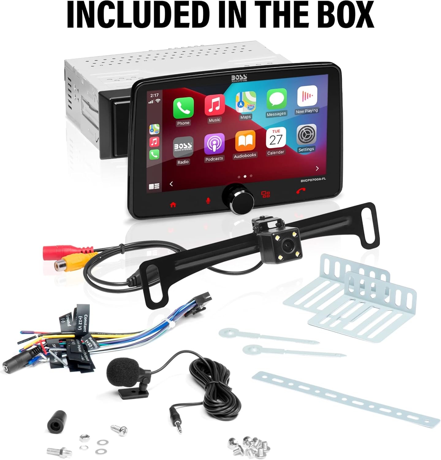 BOSS BVCP9700A-CFL 7″ Touchscreen Car Stereo Apple CarPlay Android Bluetooth