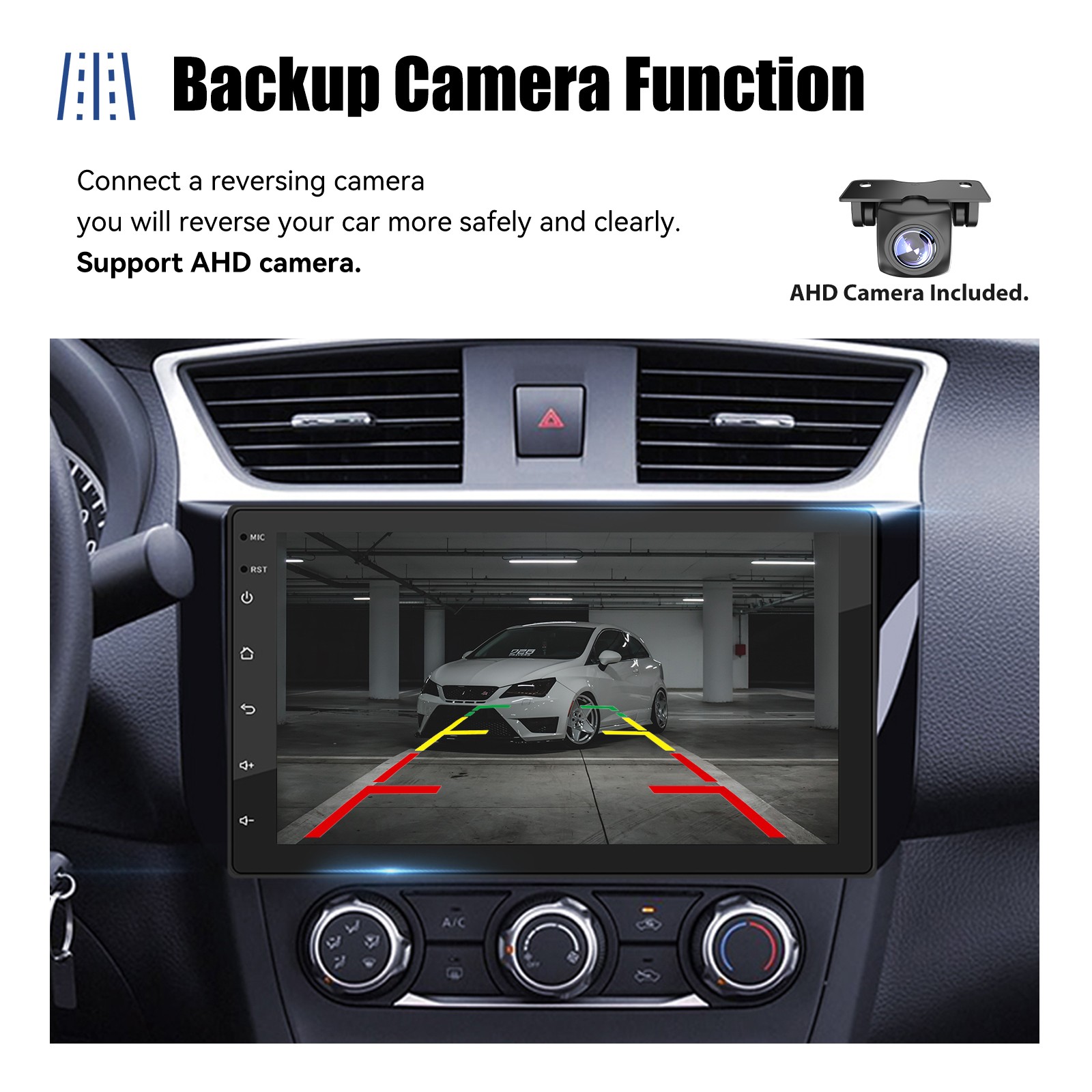 7′ Double 2 Din Android 15 Touch Screen Car Stereo Radio GPS WIFI BT Carplay AHD