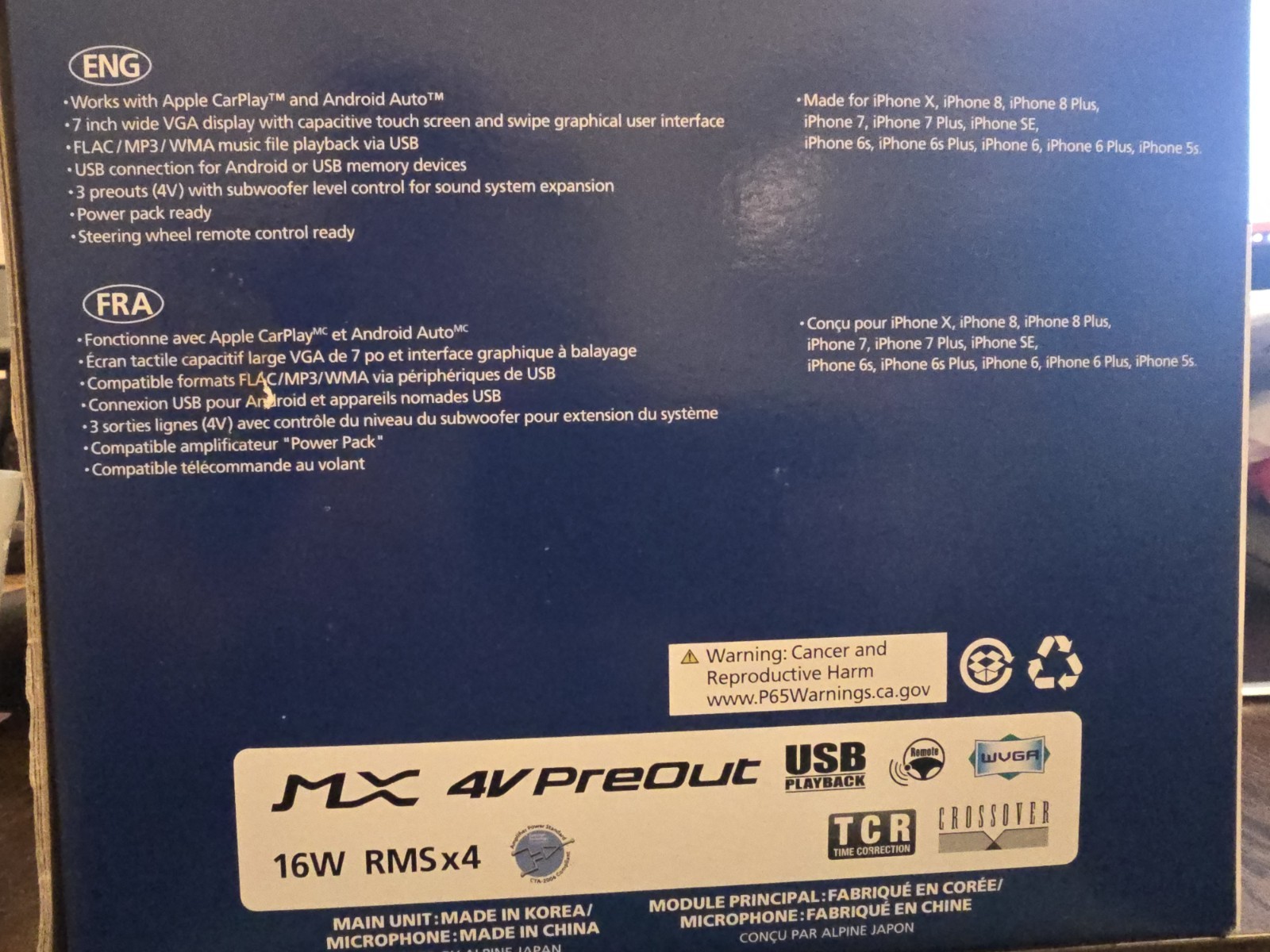 Alpine iLX-W650 7 inch Mechless In-Dash Receiver