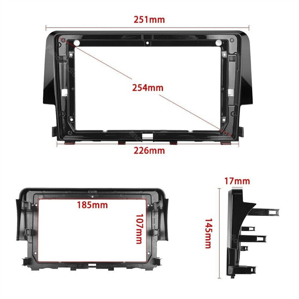 Android 12.0 For Honda Civic 2016-2020 2+32GB GPS Navi WIFI Car Stereo Radio BT