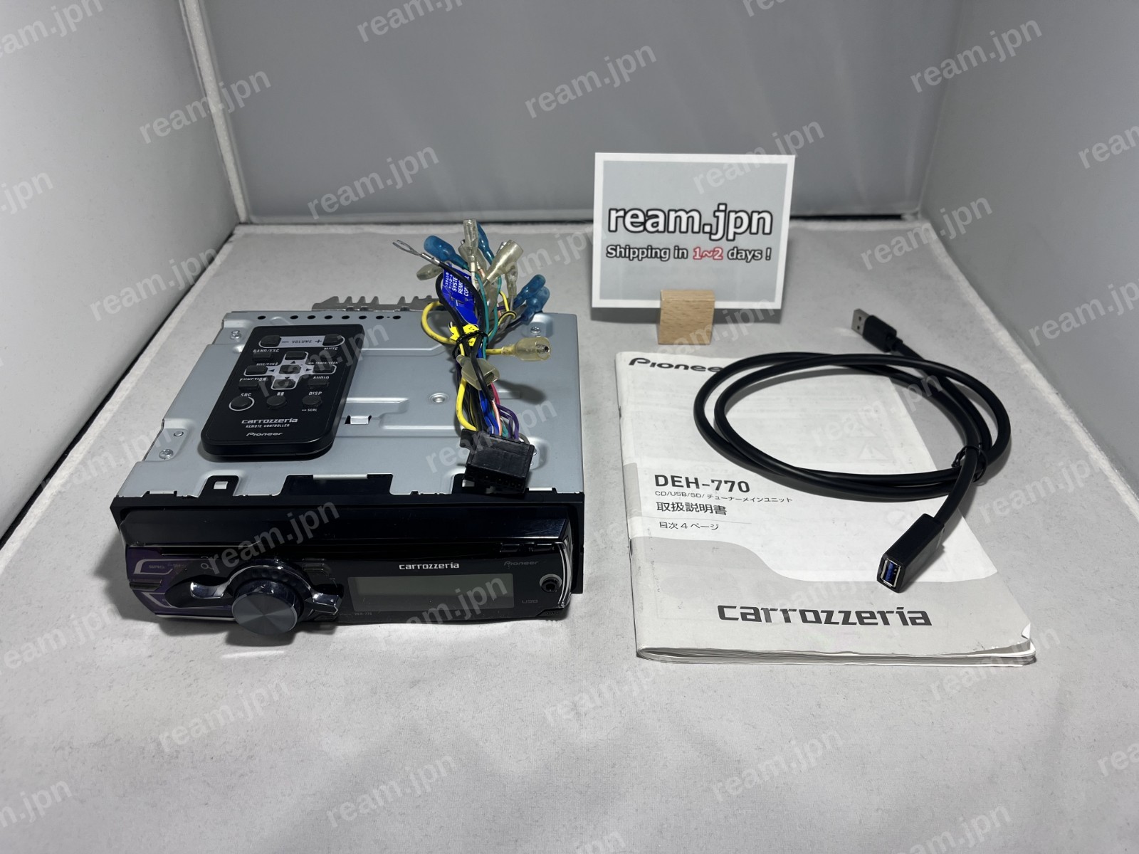 Pioneer Carrozzeria DEH-770 1DIN CD MIXTRAX USB AUX Receiver Tested In Stock JDM