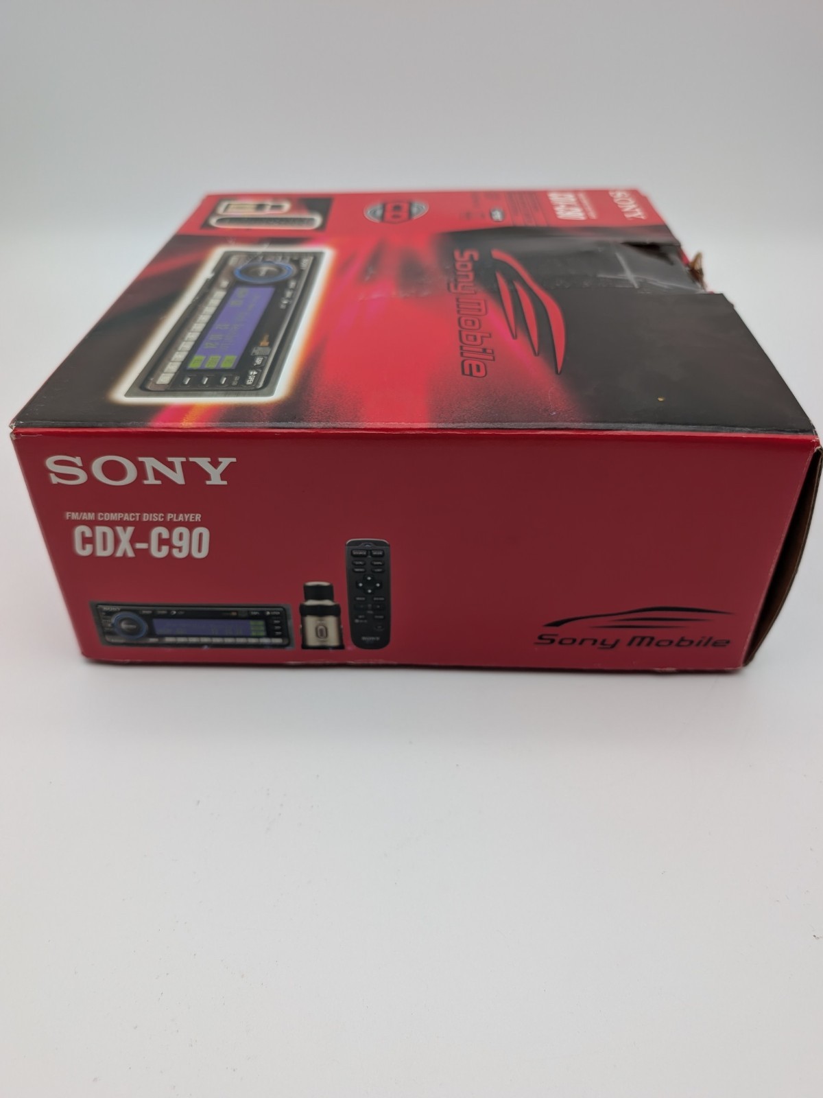 Sony CDX-C90 CD Tuner Car Audio Tested Working Old School SQ Copper No Remote